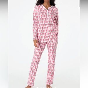 Roberta Roller Rabbit Pink Monkey PJs